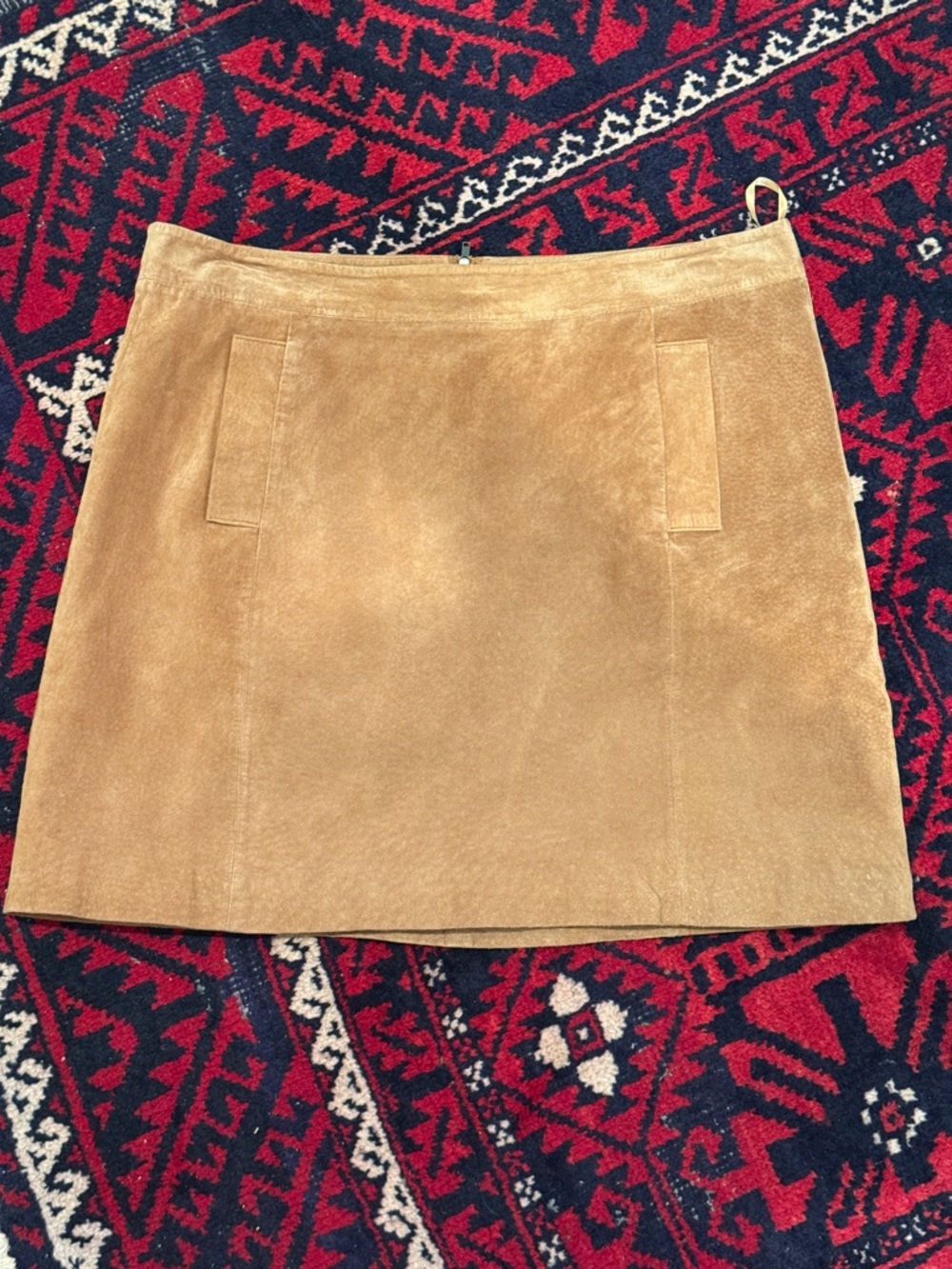 Kut from the Kloth Camel Suede Mini Skirt